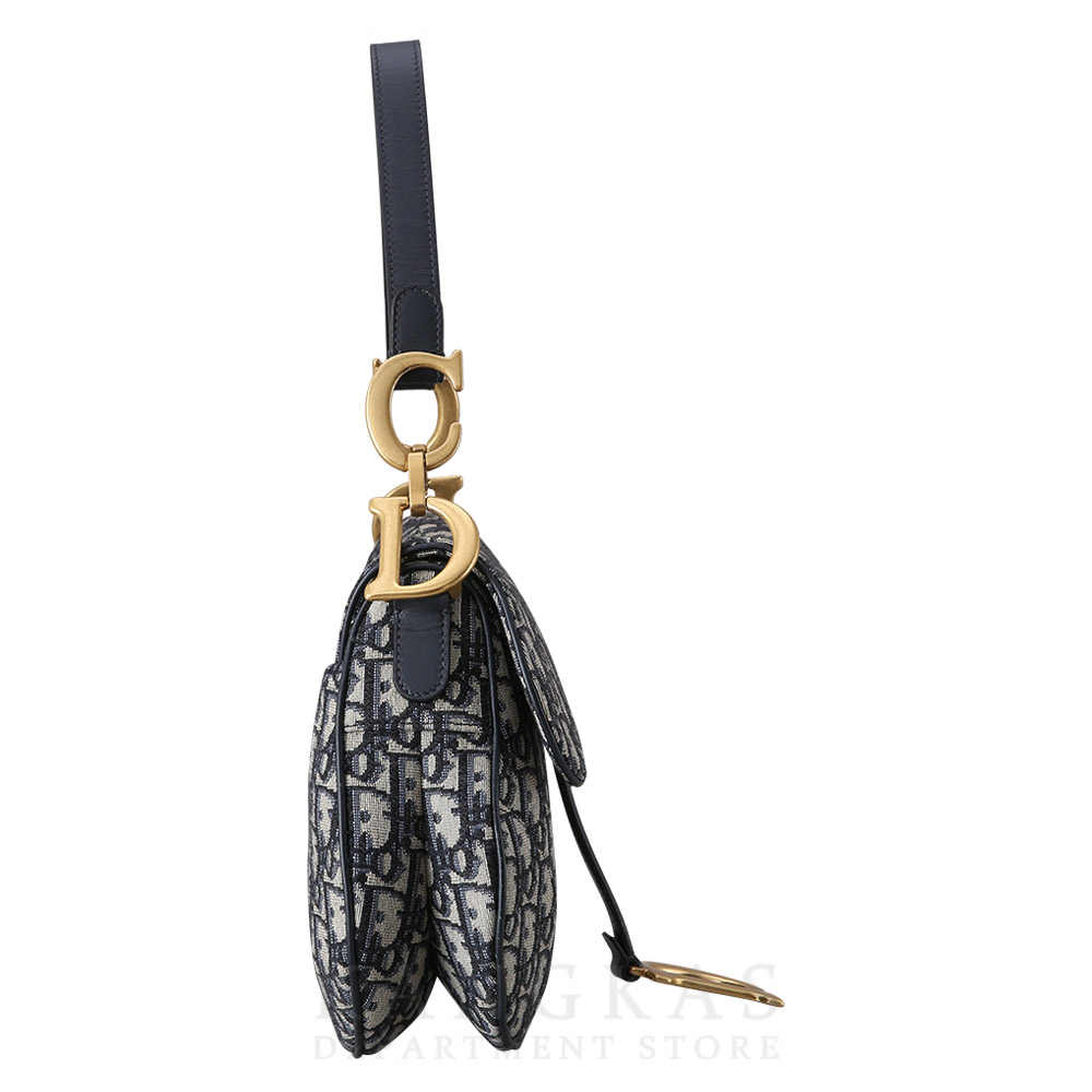 CHRISTIAN DIOR(USED)크리스찬디올 오블리크 새들백 미디움